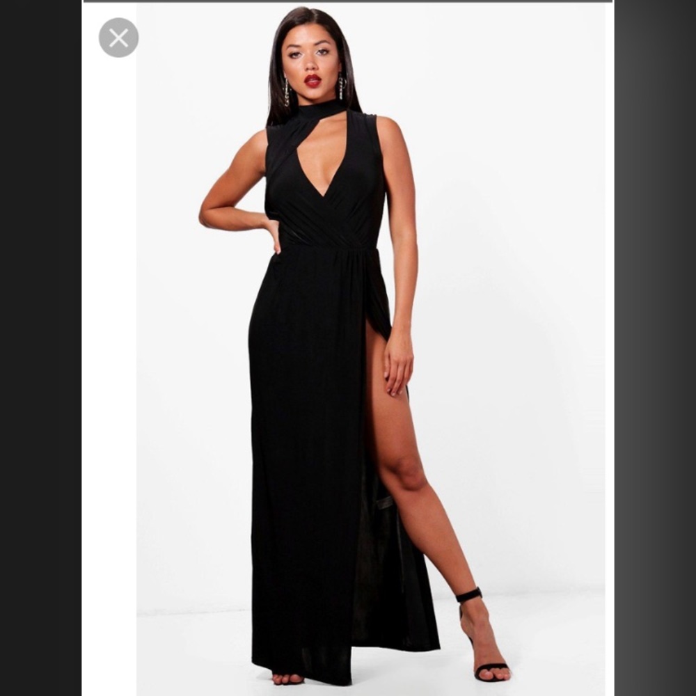 🖤 Sexy long black dress🔥 NWT